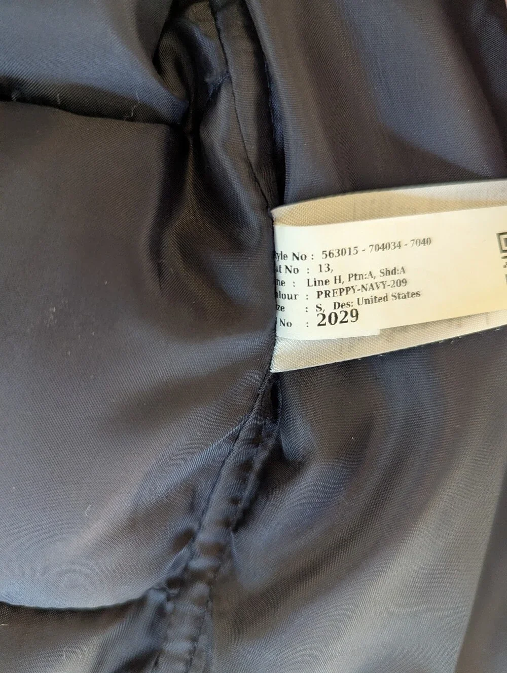 Navy Blue Banana Republic Puffer Vest - Quilted Corduroy